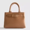 Buckle detail mini tote