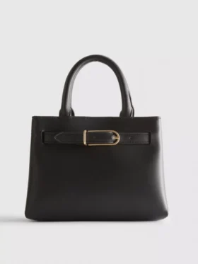 Buckle detail mini tote