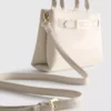 Buckle detail mini tote