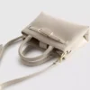 Buckle detail mini tote