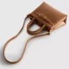 Buckle detail mini tote
