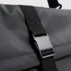 Buckle-fastening crossbody purse