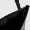 Buckle-fastening crossbody purse