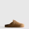 Buckle mule clogs
