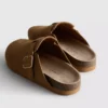 Buckle mule clogs