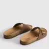 Buckle strap mule sandals