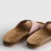 Buckle strap mule sandals