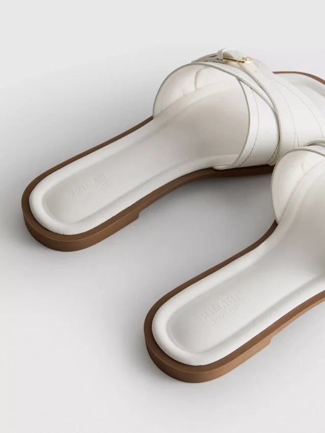 Buckled mule sandals