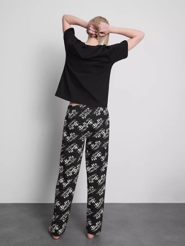 Buffy the vampire slayer printed pajamas