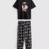 Buffy the vampire slayer printed pajamas