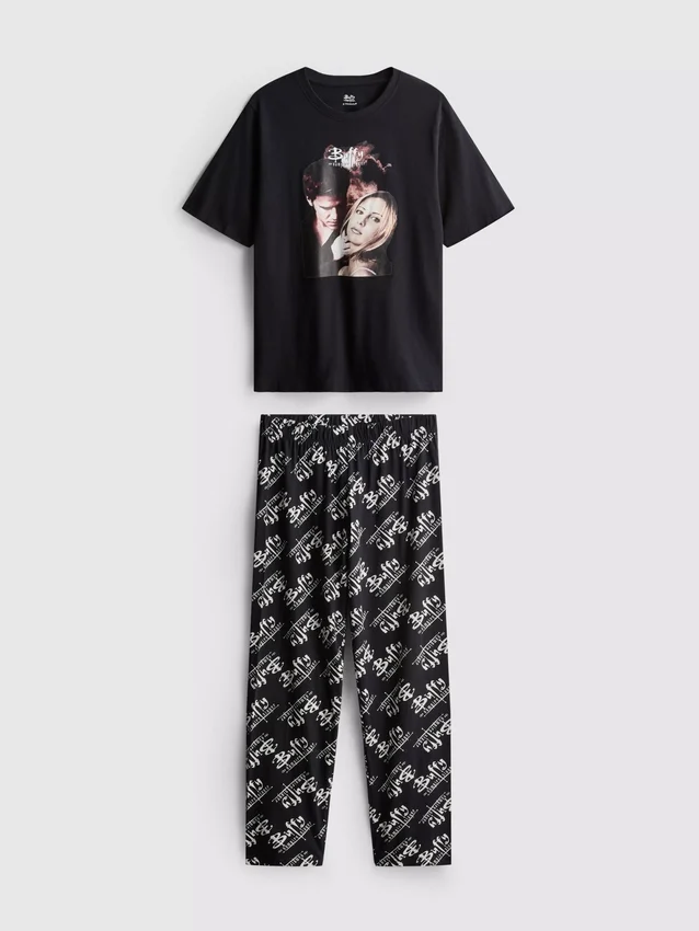 Buffy the vampire slayer printed pajamas