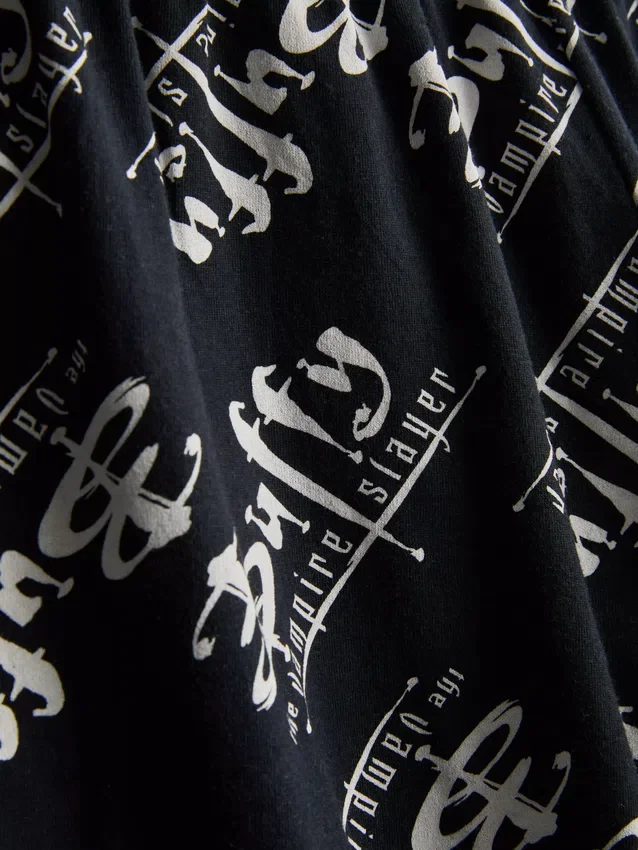 Buffy the vampire slayer printed pajamas