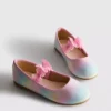 Butterfly appliqua ballet pumps