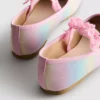 Butterfly appliqua ballet pumps