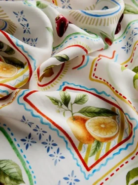 Butterfly printed scarf