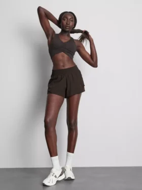 Buttery soft active ruched crop top
