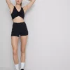 Buttery soft active ruched crop top