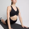 Buttery soft active ruched crop top
