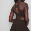 Buttery soft active ruched crop top