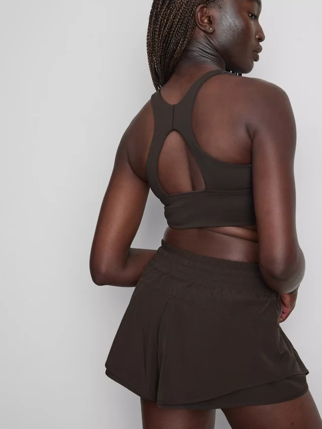 Buttery soft active ruched crop top