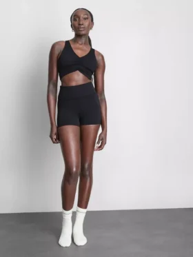 Buttery soft ruched crop top