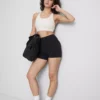 Buttery-soft strappy crop top