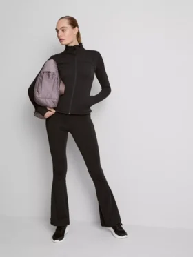Buttery soft zip through performance jacket