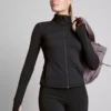 Buttery soft zip through performance jacket