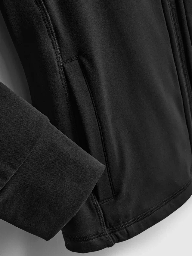 Buttery soft zip through performance jacket