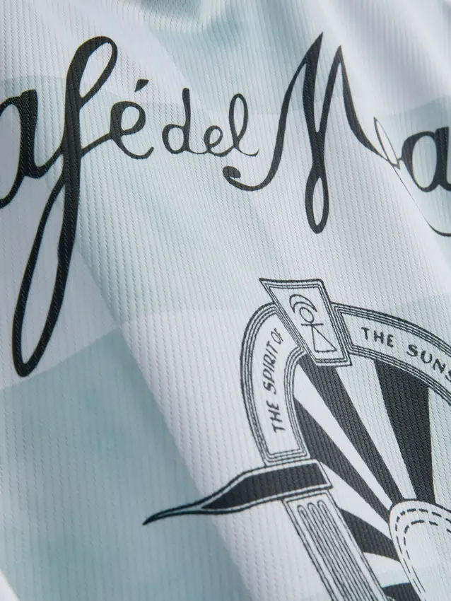 Cafa del mar check polo shirt