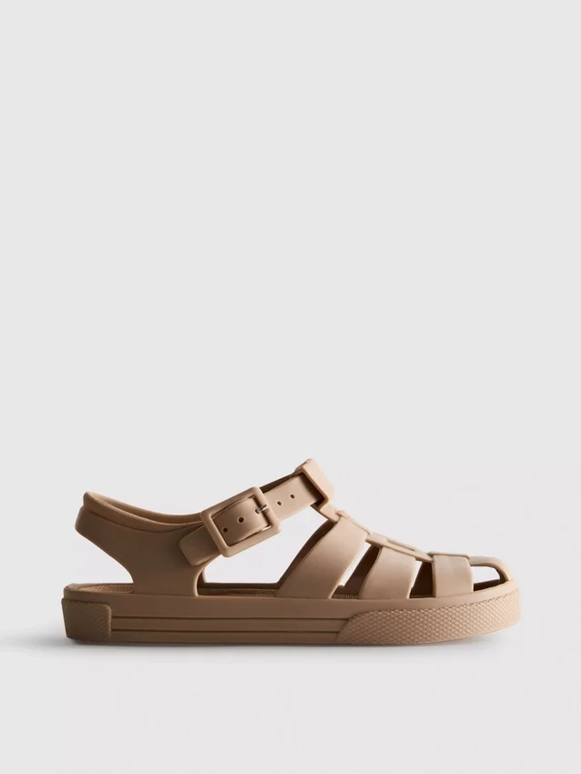 Caged jelly sandals