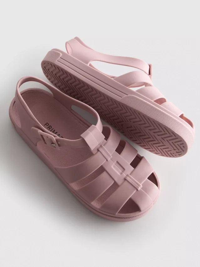 Caged jelly sandals