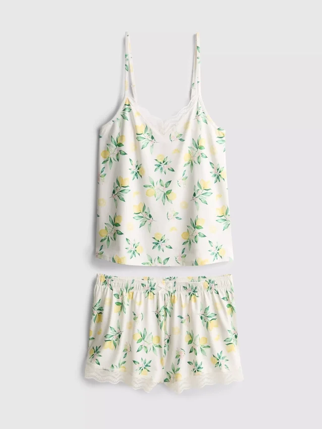 Cami and shorts pajamas