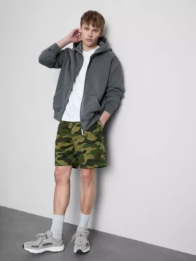 Camo mesh shorts
