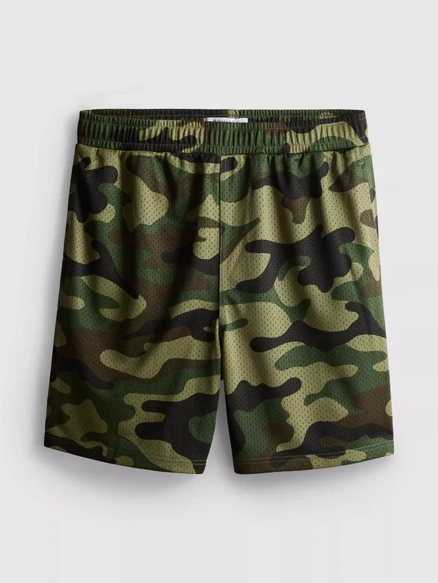 Camo mesh shorts