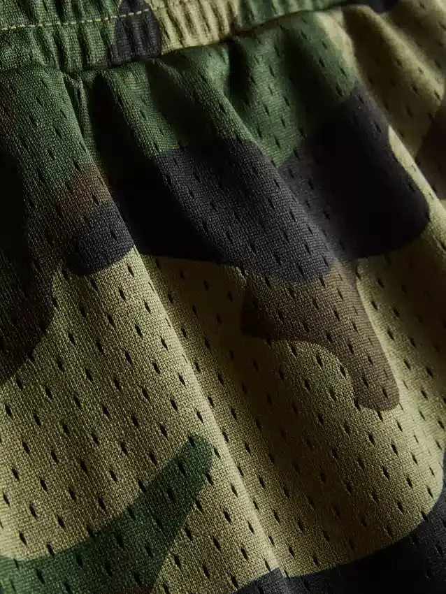 Camo mesh shorts