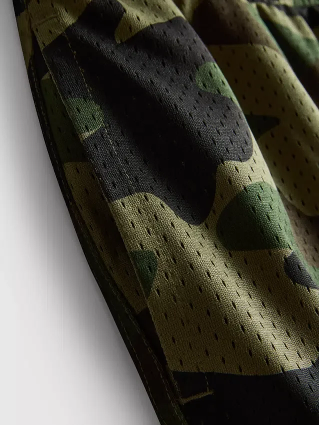 Camo mesh shorts