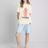 Campari cotton crew neck tee
