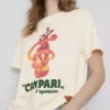 Campari cotton crew neck tee