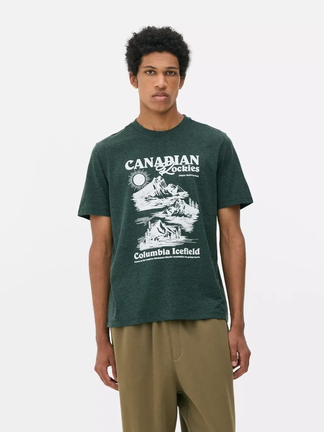 Canadian rockies short-sleeve t-shirt