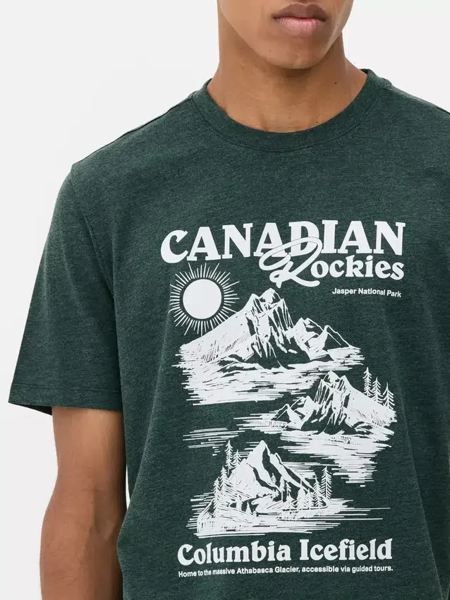 Canadian rockies short-sleeve t-shirt