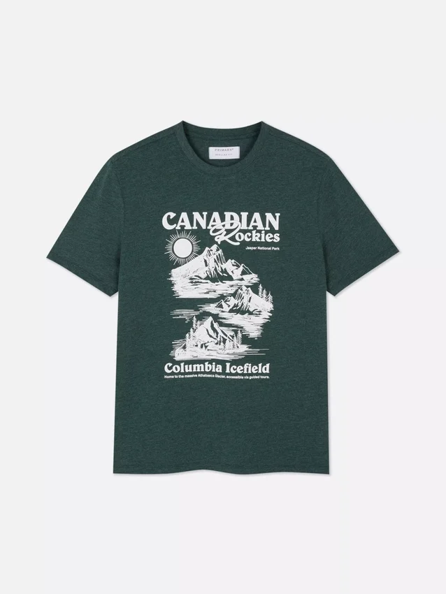 Canadian rockies short-sleeve t-shirt