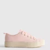Canvas jute flatform sneakers
