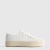 Canvas jute flatform sneakers
