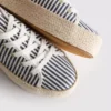 Canvas jute flatform sneakers