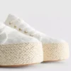 Canvas jute flatform sneakers