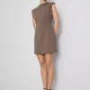 Cap sleeve sculpted mini dress