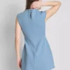 Cap sleeve sculpted mini dress
