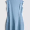Cap sleeve sculpted mini dress