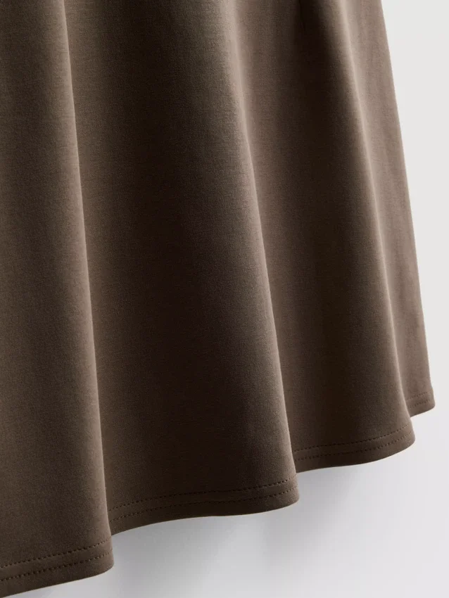 Cap sleeve sculpted mini dress